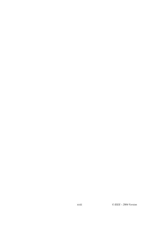 xviii   © IEEE – 2004 Version
 