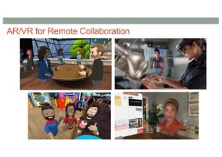 AR/VR for Remote Collaboration
 