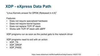Dataplane programming with eBPF: architecture and tools | PPTX
