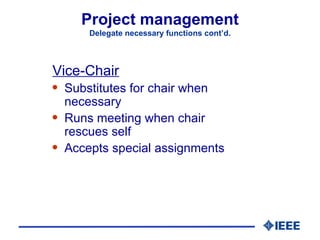 IEEE Project Management | PPT