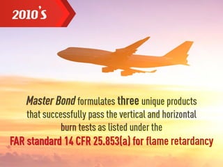 Master Bond Milestones Through the Decades