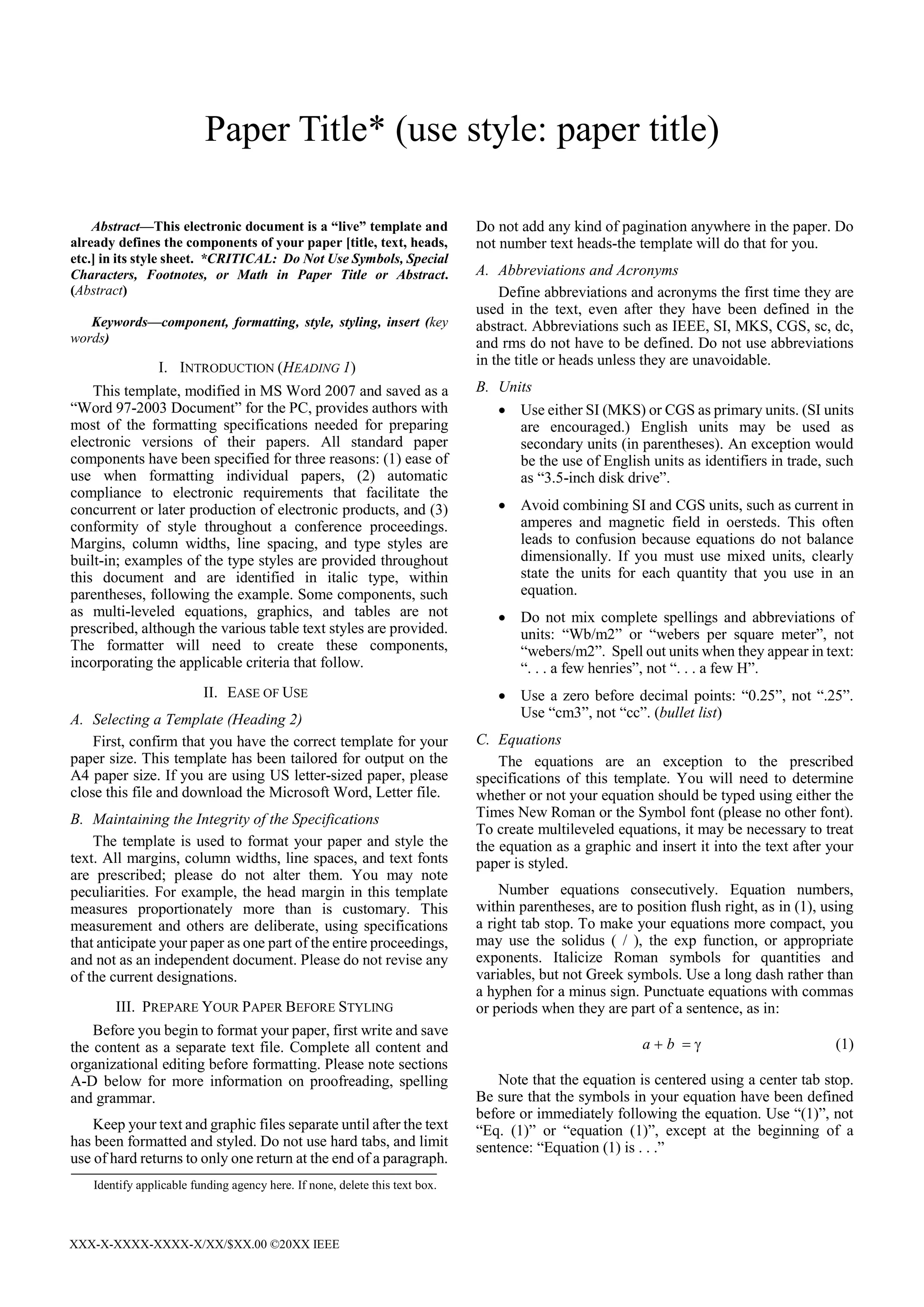 IEEE-Template.docx | Desktop Publishing | Computer Software and ...