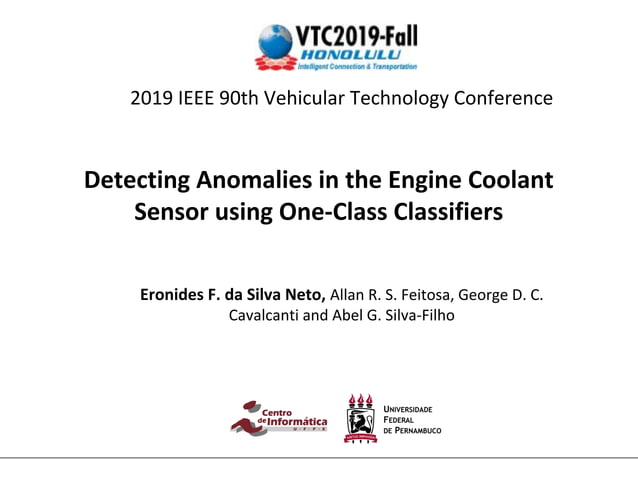 Detecting Anomalies in the Engine Coolant Sensor using One-Class ...