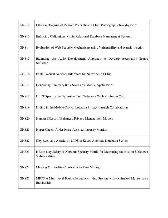 evaluating mechanisms for investigating attacks