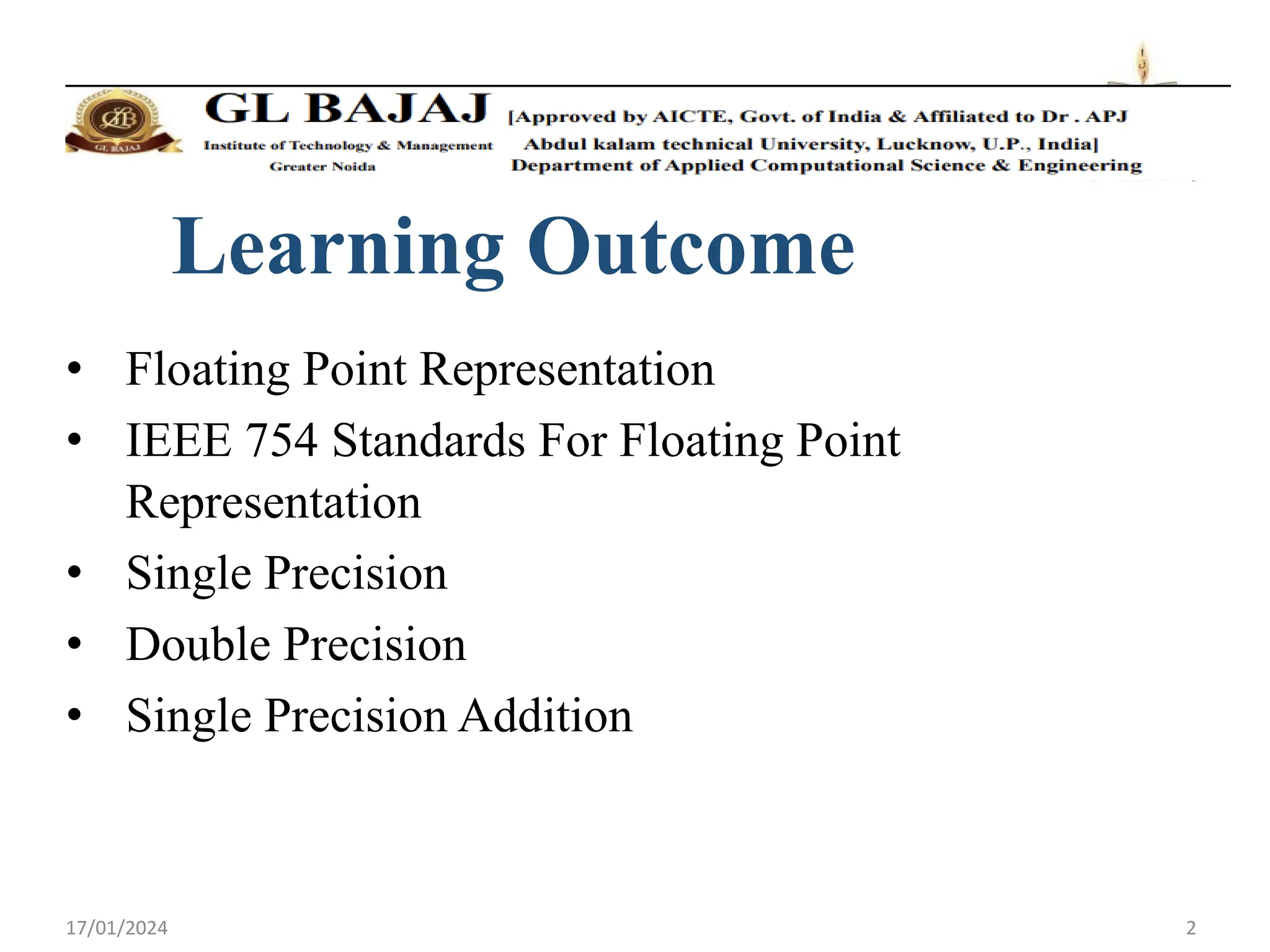 Ieee 754 Standards