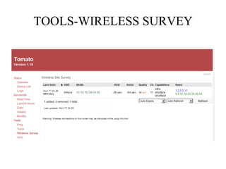 TOOLS-WIRELESS SURVEY 