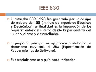 Ieee 830 | PPTX