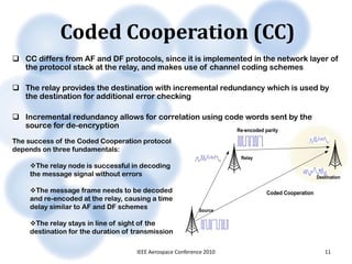 Cooperative Communication for a Multiple-Satellite Network | PPTX