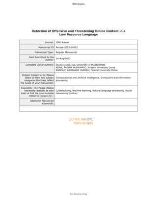 IEEE article on oferefensive contect deetction.pdf