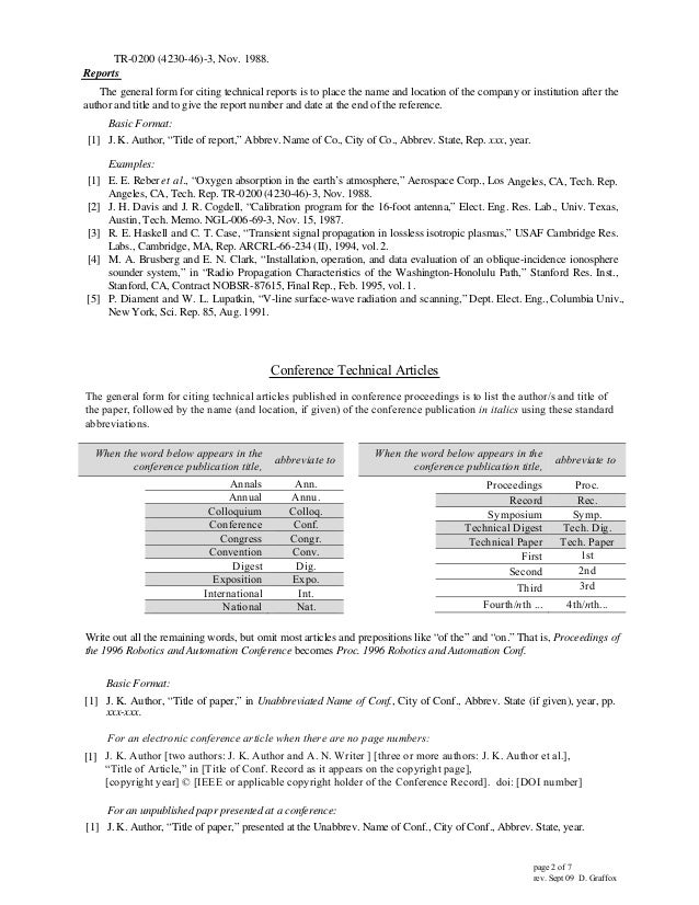 IEEE citation reference