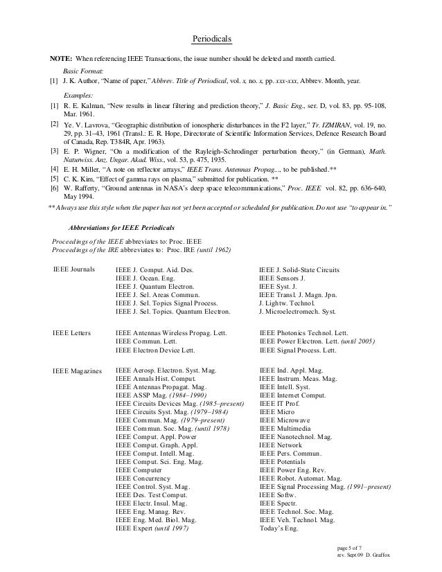 IEEE citation reference