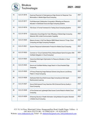 Cloud computing Project Title 2022 | DOCX