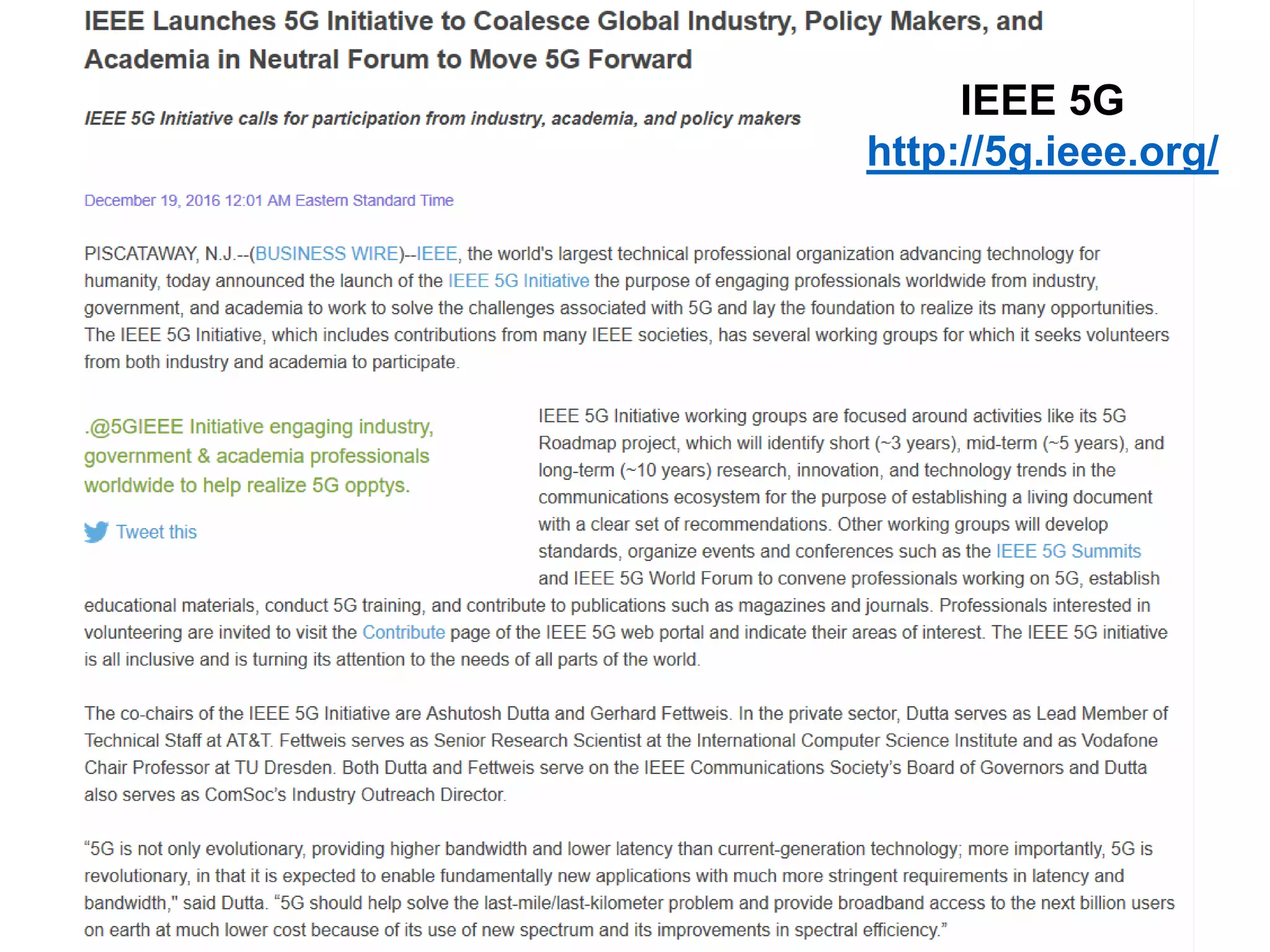 IEEE 5G
http://5g.ieee.org/
 