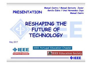 European Erasmus Plus Projects
and Certification
in Cloud Computing and IoT
IN-CLOUD & IoT4SMEs Projects
Prof. Dr. Manuel Castro, http://www.slideshare.net/mmmcastro/
Electronics Technology Professor, UNED, Madrid, SPAIN
IEEE Fellow, Sr Past President, IEEE Education Society
 
