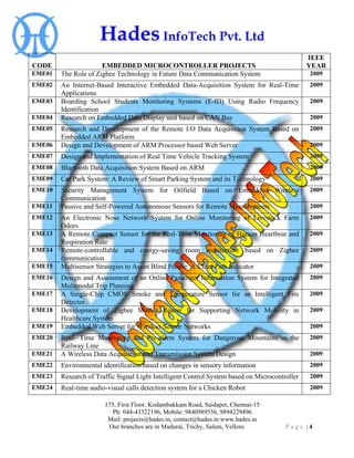 Ieee+Hardware+List+2009 | PDF