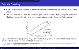 Perceptually-aware Per-title Encoding for Adaptive Video Streaming