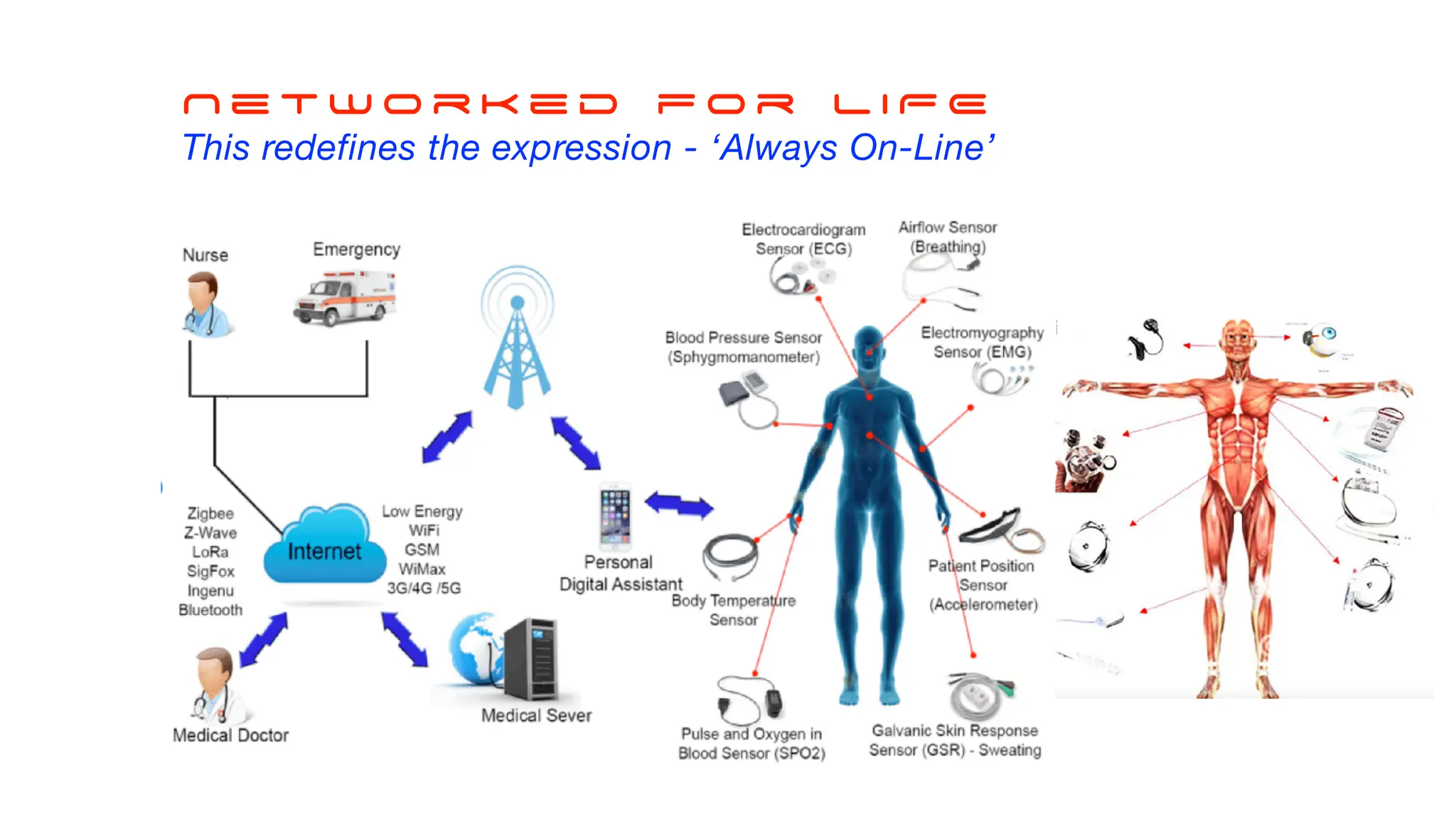 N e t w o r k e d f o r L I F E
This redefines the expression - ‘Always On-Line’
 