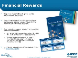 Student Member IEEE Student and Professional Membership Benefits | PPSX