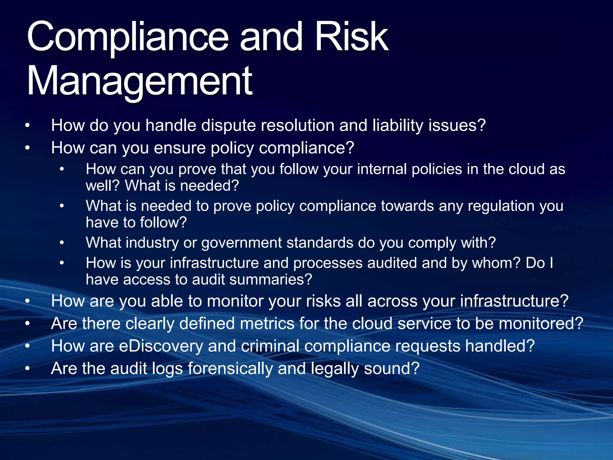 Where PHM fits in with Cloud ServicesHow teams understand the status of their service reporting dashboards alertingpredictionSLA measurement Collection and analysis of data that reflects real-time and historical performance of the service against key scenariostelemetry machine health instrumentation tracingalertingUnified ExperienceCustomer Self-ServiceEasy to UseProactive FocusNext Generation PlatformPerformanceEnablementStability