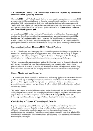 IEEE Project Center in Chennai IEEE Project Center in Chennai | PDF