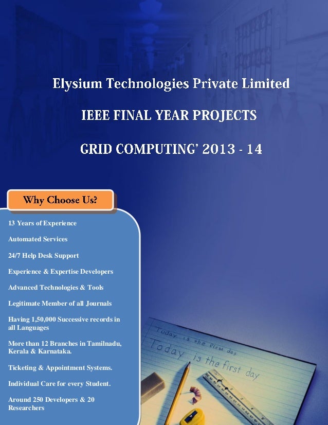 Final Year IEEE Project 20132014 Grid Computing Project Title and…