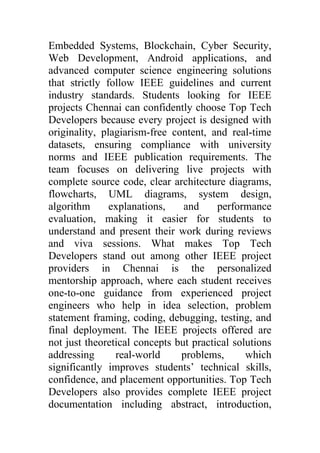 IEEE Projects Chennai – Top Tech Developers.docx