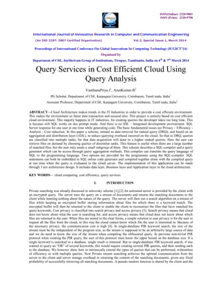 Ieeepro techno solutions 2014 ieee dotnet project - query services in ...