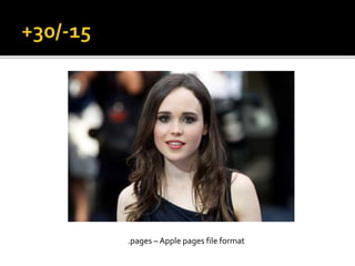 .pages – Apple pages file format
 