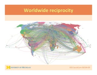 Worldwide reciprocity 
