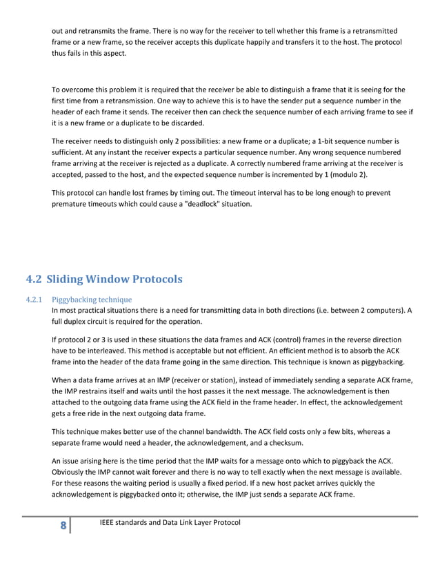 Ieee standards and data link layer protocol pdf