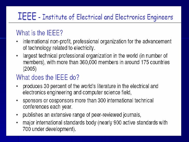 Ieee standards image to u