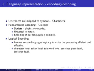 Natural Language Processing for Tamil and Sinhala | PPT