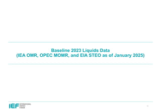 IEF OPEC IEA IRENA Outlooks Comparison Report 2025 | PDF