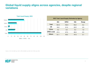 IEF OPEC IEA IRENA Outlooks Comparison Report 2025 | PDF