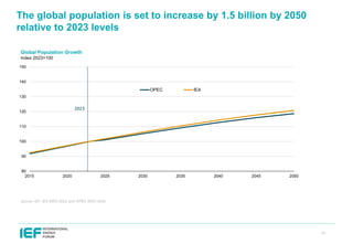 IEF OPEC IEA IRENA Outlooks Comparison Report 2025 | PDF