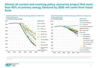 IEF OPEC IEA IRENA Outlooks Comparison Report 2025 | PDF