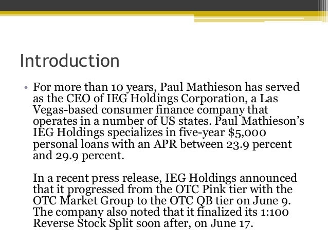 Reverse stock split on options