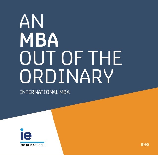 Ie International Mba