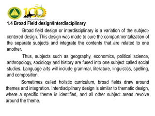 Curriculum Development Designing the Curriculum | PPTX