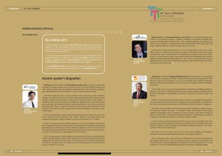 19IELA}}REPORT78IELA}}REPORT7818
Nat Wong has been President of Reed Exhibitions Greater China since 2012. He joined the
company from Agility Logistics Fairs and Events where he was the Global President since
2005. Agility acquired Trans-Link Exhibition Logistics Pte Ltd in 2004 when he was Deputy
Group Managing Director. Reed Exhibitions is a part of the Reed Elsevier Group.
Under Nat’s leadership, RXGC is growing steadily in China organizing 55 trade exhibitions
annually. The business is vibrant in a massive market and leading the field in organic growth
through expansion into the Western region and inorganic growth on the Mergers &
Acquisition front. In his time at RXGC, Nat completed 6 acquisitions and 9 new launches and
won many local and international awards and commendations. Early this year, under his
leadership, RXGC inked a cooperation agreement with China Foreign Trade Centre which
oversees The Canton Fair/Canton Fairgrounds and National Exhibition & Convention Centre
in Dahongqiao.
Prior to this appointment, Nat has achieved and pioneered several major successes in the
M.I.C.E. industry and also possesses the unique experience for having held senior
management positions in MNCs in almost every major sector of the M.I.C.E. industry.
In 2001-2, he led a local SME exhibition company to 25th
and 16th
positions consecutively
in the Singapore Enterprise 50 (E50) Awards for emerging local businesses and introduced
ITMA into Asia, the world’s largest textile machinery exhibition in 2001. Nat was also first
off the blocks during the SARS crisis in 2003 to encourage investors back into Asia and spoke
at an UFI event in Europe on “Opportunities in the Post-SARS Era”.
Nat is a strong supporter of event organizing education and had been actively involved in
countless training initiatives with UFI, IAEE, national event associations and non-profit funding
organizations. He believes that the future of the industry lies in the smooth management
and skill-sets transition in the 30th
to 40th
year of the Asian business as it reaches the first
stage of maturity in its life cycle. t
IELA FORUM 2015
For the second time we present the IELA FORUM 2015, building the bridge between
organisers, venues and exhibition freight forwarders. This questions & answers
session will enable participants to join efforts delivering the best level of services
to exhibitors and event customers.
We are very proud to welcome key players in the Asian exhibition and event
logistics industry at our this year´s Congress: Mr. Stephen Tan (Chairman of
Singapore Exhibition Services), Mr. Mark Cochrane (UFI´s Regional Manager Asia)
and Mr. Nat Wong (President at Reed Exhibitions Greater China).
The IELA FORUM 2015 offers the possibility to work out new questions. Have your
say and send us your suggestions till Friday, June 5th
to elizabeth@iela.org t
Mark Cochrane is the UFI Regional Manager, Asia Pacific. He is also the Managing Director
of Business Strategies Group (BSG), a business intelligence and strategy consulting firm
focused on the B2B media industry in Asia – with a particular emphasis on exhibitions and
events in Asia. Through its consulting practice and its relationship with UFI, BSG works with
major exhibition organisers, venues and governments across Asia.
Mark has been based in Hong Kong for 18 years and joined BSG in 2006. Prior to BSG,
Mark worked in a variety of roles primarily focused on B2B media and market research
including three years at Global Sources in marketing roles and three years at The Gartner
Group as a senior research analyst. Mark earned an MBA from Thunderbird, the American
Graduate School of International Management, in 1997. Mark is on the board of the Business
Information Industry Association and presents regularly on the exhibition industry at various
conferences and events in Asia. t
Stephen Tan, Chairman of Singapore Exhibition Services since January 2015, was previously
Chief Executive of company since 1989. He joined the company as Joint Deputy CEO in 1984.
During his stint as Chief Executive, he was also responsible for the Allworld Exhibitions
Alliance’s corporate marketing plans in Asia and has been President of Allworld Exhibitions
since 2003.
In the 1990s, Mr Tan managed and spearheaded the establishment of Allworld Exhibitions
Alliance’s Asian offices in Hong Kong, Shanghai, Kuala Lumpur, Bangkok and Manila. He also
assumed management responsibilities of Allworld’s programme of events in Taipei and
Vietnam.
In 2007, Mr Tan received the Special Recognition Award at The Singapore Tourism Awards.
The Award was presented to him by The Singapore Tourism Board (STB) in recognition of
his strong commitment and extraordinary contributions to the MICE industry in Singapore.
From 2005, Mr Tan headed the ISO working group to pilot Singapore’s national standard
for exhibitions towards ISO status. Its members include representatives from leading
exhibition management services companies in France, Germany, Italy, Russia, the UK and
the US. The ISO 25639 - International Standard for Exhibition Terminology was completed
in 2008 and is the first ISO standard for the global exhibition industry.
In 1996, Mr Tan was elected and served for three years as the Vice President of UFI –The
Global Association of the Exhibition Industry. He was the first Asian to hold this office in the
Executive Committee of this prestigious world body for exhibition organisers. He is now a
member of the UFI Board of Directors.
From 1989 to 1991 and 1992 to 1996, Mr Tan served as the President of the Singapore
Association of Convention and Exhibition Organisers and Suppliers (SACEOS).
Mr Tan, a Singapore Citizen, was awarded a PSC (Public Service Commission) scholarship by
the Singapore government in 1968 to undergo his tertiary education in Southampton, UK.
Funded by Vosper-Thonycroft Shipbuilders, he graduated as an Electrical Engineer in 1972, and
worked for 11 years in the shipbuilding industry prior to joining the exhibitions industry. t
}}Mark Cochrane
UFI Regional Manager
Asia Pacific
}}Nat Wong
Reed Exhibitions Greater
China President
}}Stephen Tan
Singapore Exhibition
Services
Chairman
WHERE BUSINESS UNFOLDS
IELA FORUM 2015
SINGAPORE 30th IELA CONGRESS SINGAPORE
Keynote speaker’s Biographies
 