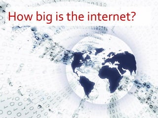 How big is the internet?




4
 