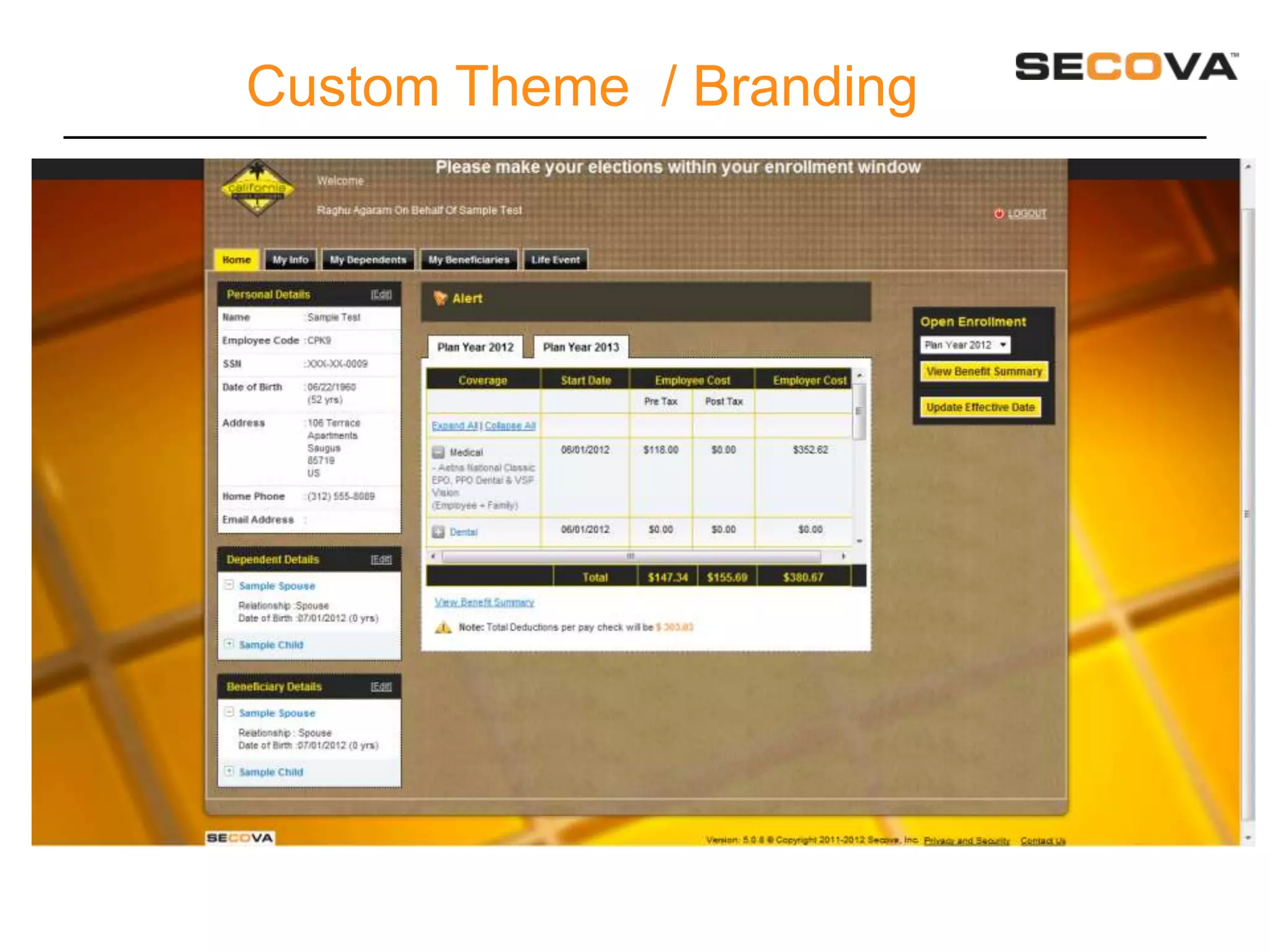 Custom Theme / Branding
 