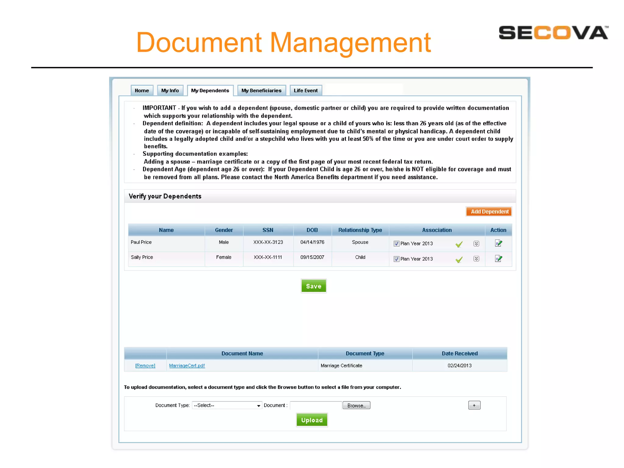 Document Management
 