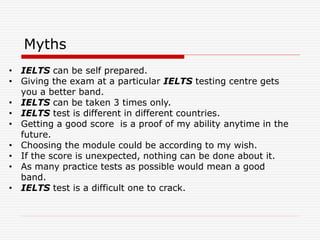 ielts presentation all about the test.ppt