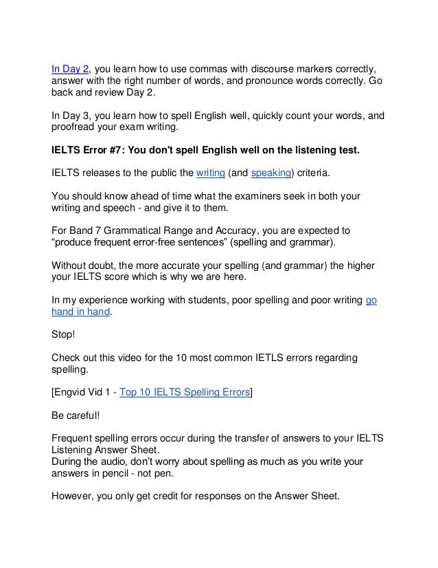 ielts top 10 spelling mistakes