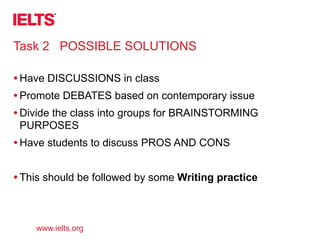 Ielts writing skills presentation | PDF