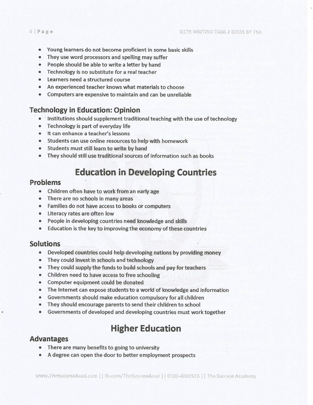 Tsa essay example picture