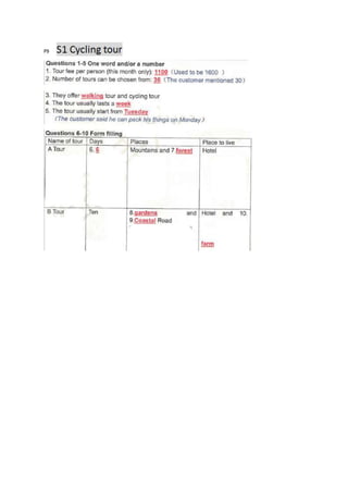Ielts 2017.5.13 listening predict section 1
