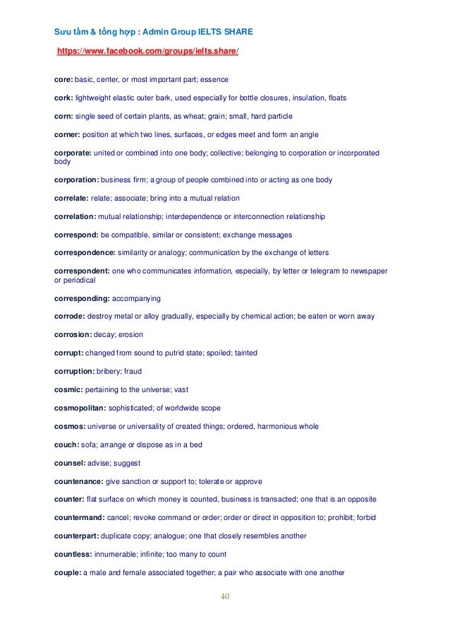 Ielts 4000 Academic Word List