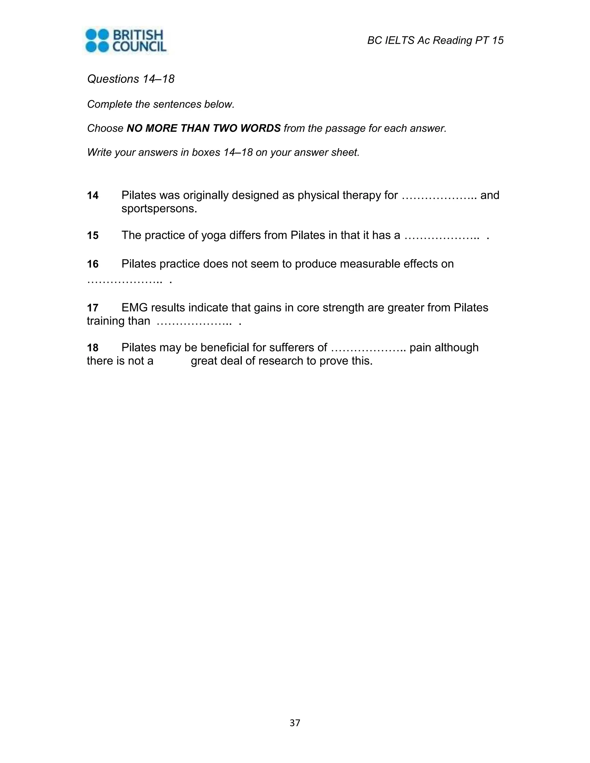 IELTS Academic Practise Test. IELTS Academic Practise Test. IELTS ...